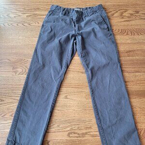 Eddie Bauer Men's Chino Pants Size 32/32 Relaxed Fit Navy Flat Front Slacks